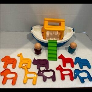Tupperware Tupper Toys Noah’s Ark Playset Animals Figures Collect Vintage 1986